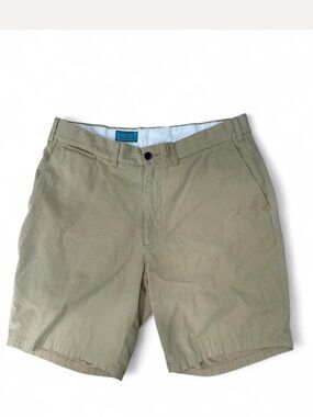 Castaway Men's Light Khaki Flat Front Shorts